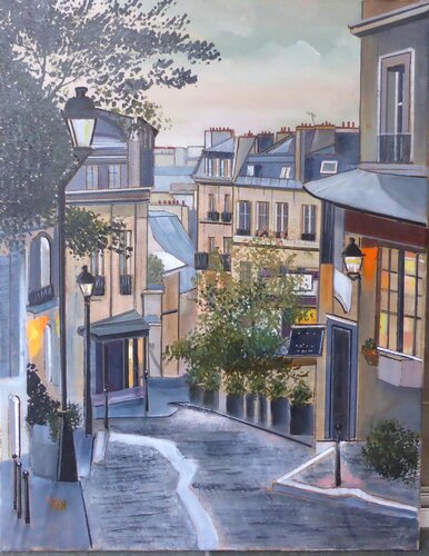 rue parisienne di Jean-Michel Yon, Pittura in vendita su Singulart