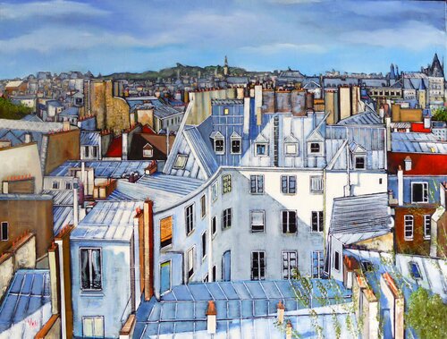 c'est beau Paris di Jean-Michel Yon, Pittura in vendita su Singulart