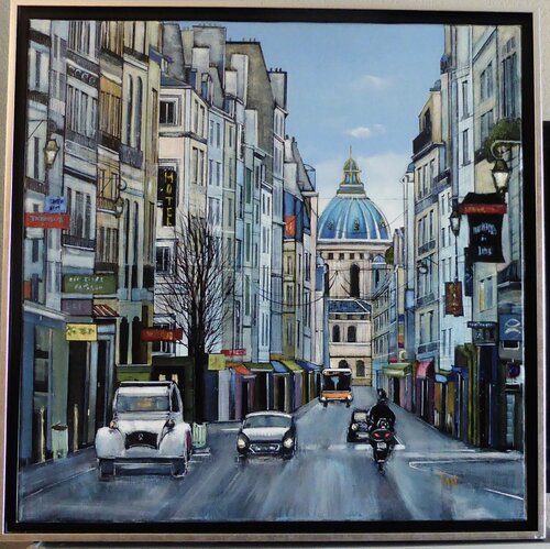avenue de l'ancienne comedie by Jean-Michel Yon, Painting for Sale on Singulart