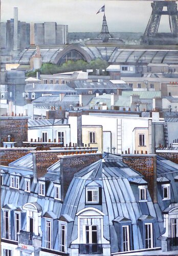 le grand palais von Jean-Michel Yon, Malerei kaufen auf Singulart