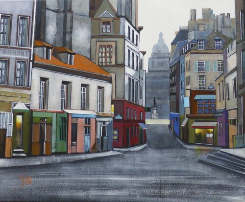 vieux paris van Jean-Michel Yon, Schilderij te koop op Singulart