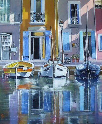 Martigues van Jean-Michel Yon, Schilderij te koop op Singulart