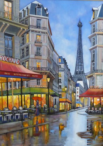 debut de soirée di Jean-Michel Yon, Pittura in vendita su Singulart