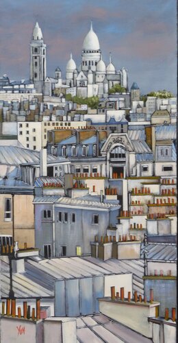 le sacre coeur van Jean-Michel Yon, Schilderij te koop op Singulart