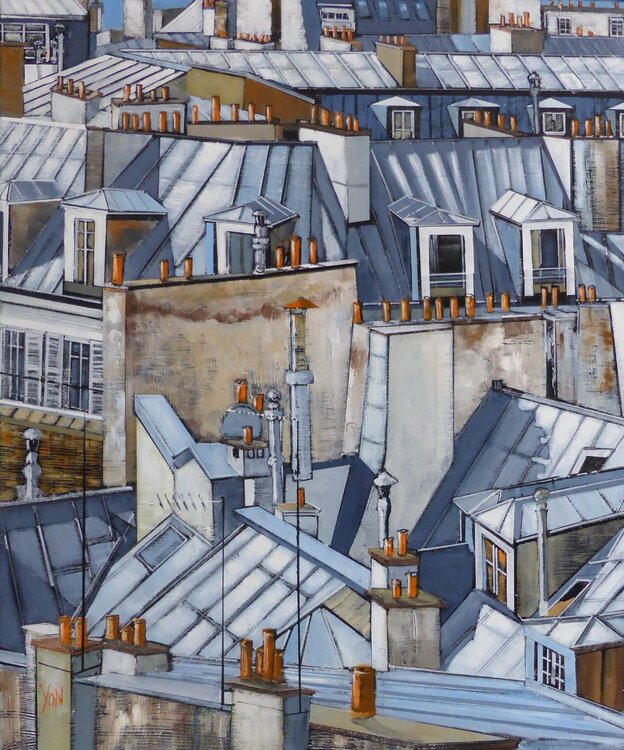 toits parisiens Jean-Michel Yon