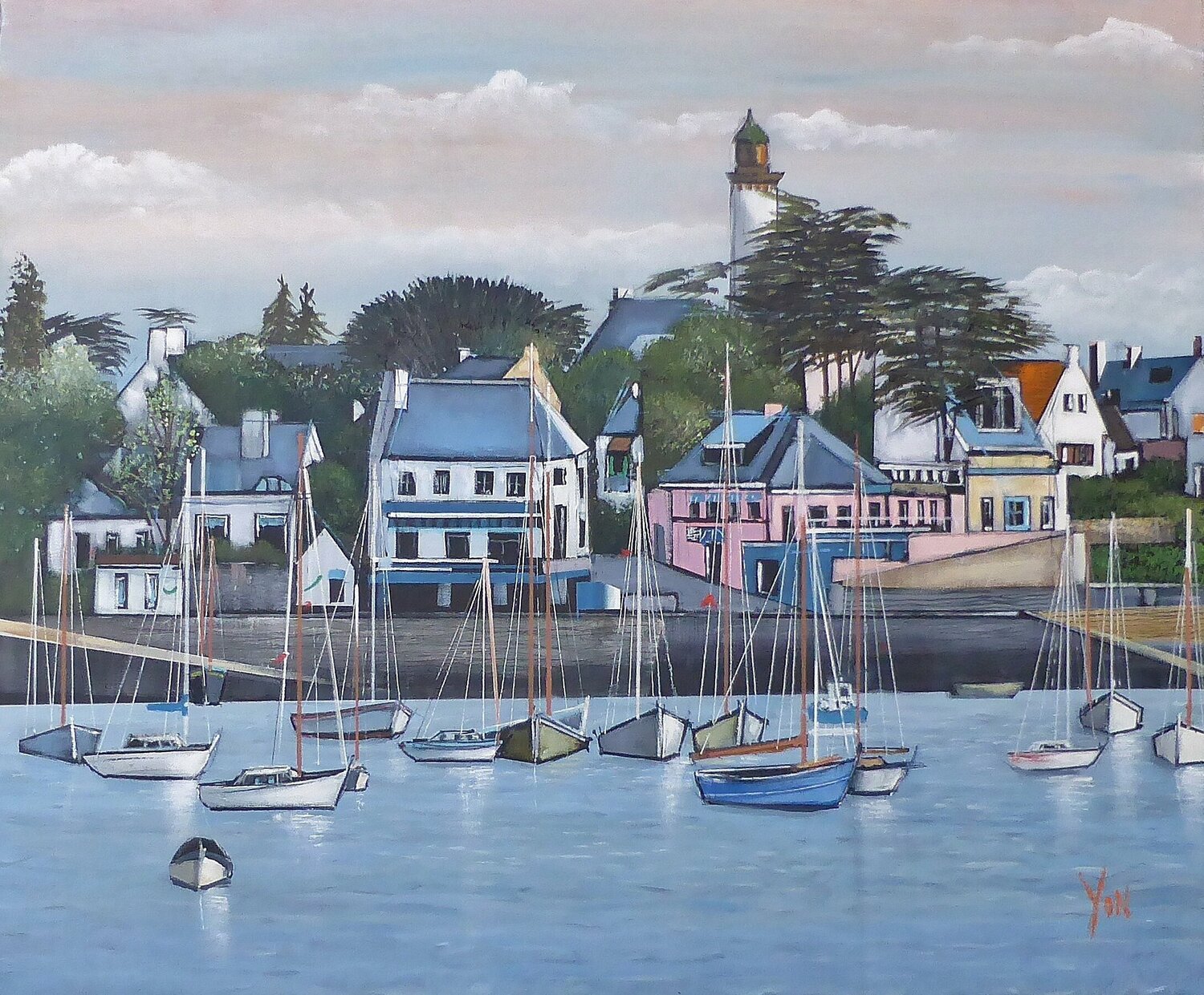 port navalo soir Jean-Michel Yon