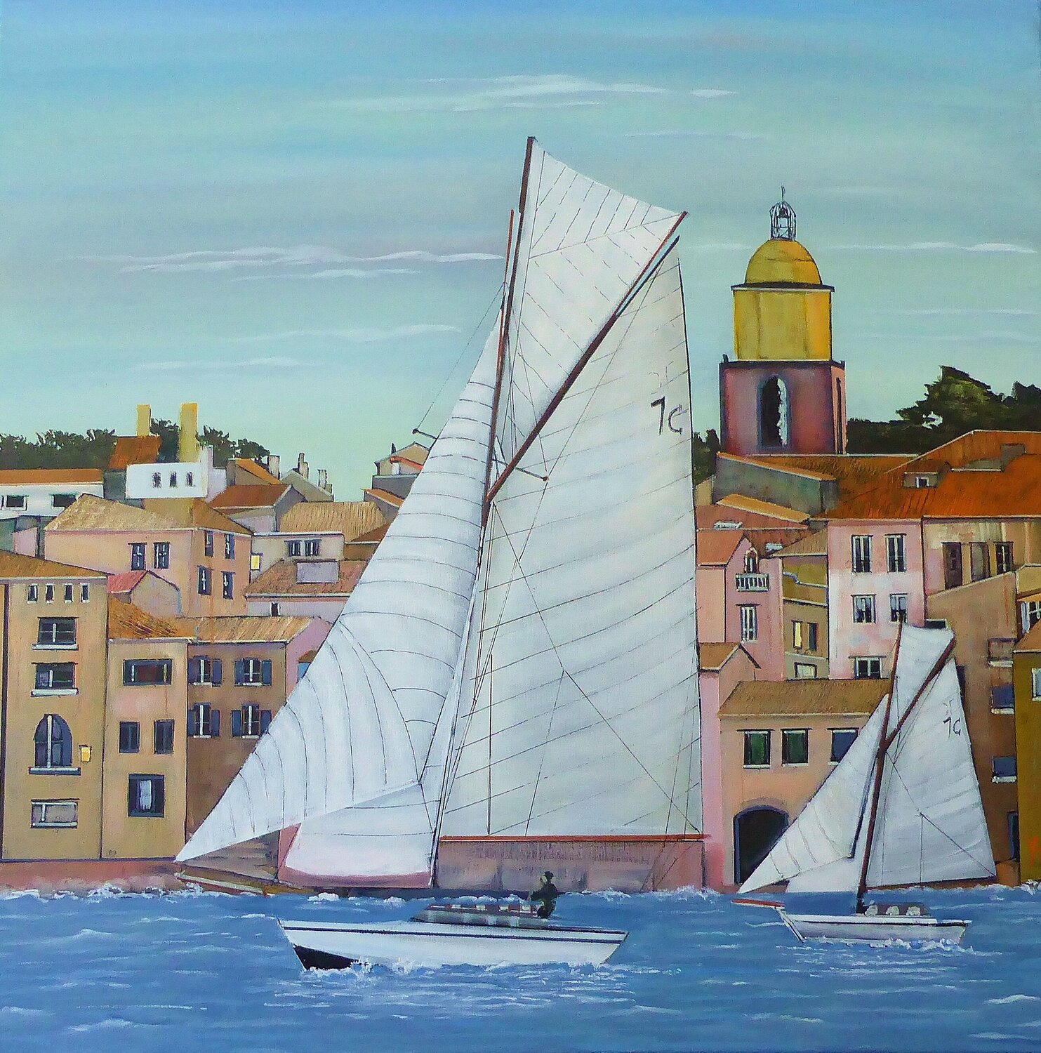 les voiles de saint tropez Jean-Michel Yon