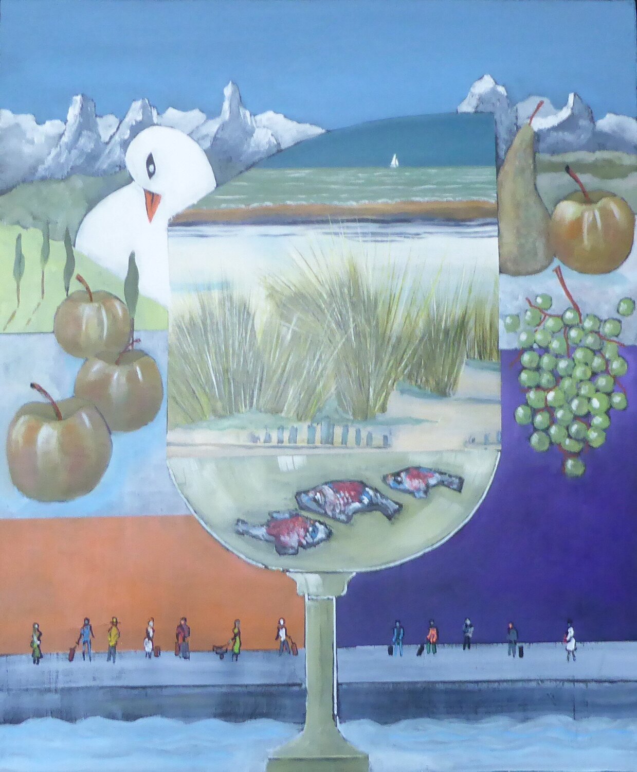 voyageur en partance Jean-Michel Yon