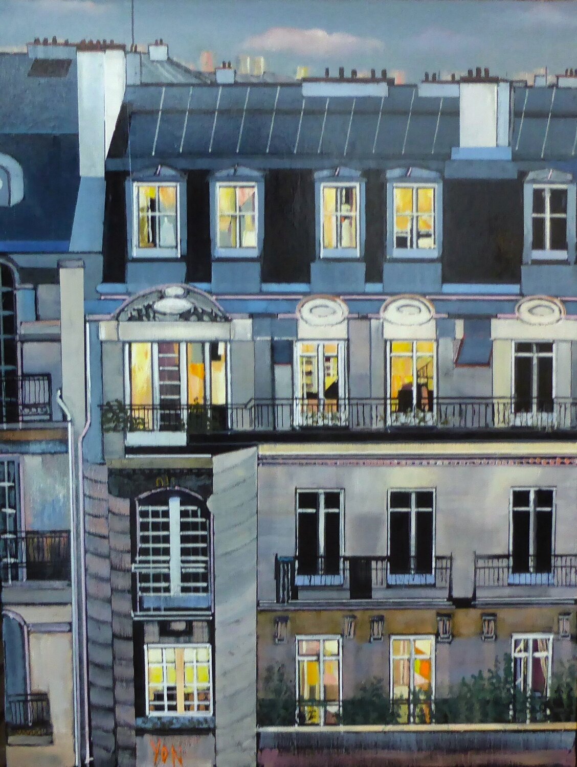 nuit Haussmanienne Jean-Michel Yon