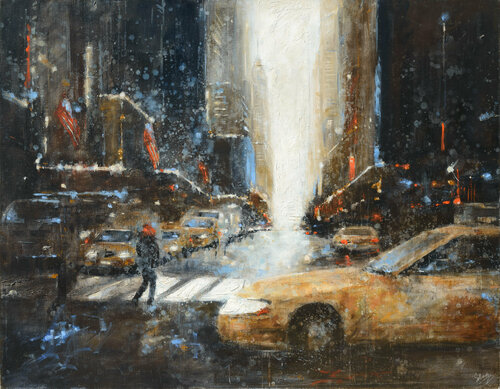 Rush hour di Solveiga, Pittura in vendita su Singulart