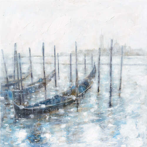 Morning haze in Venice di Solveiga, Pittura in vendita su Singulart