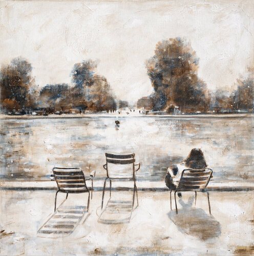 Une belle pensée di Solveiga, Pittura in vendita su Singulart