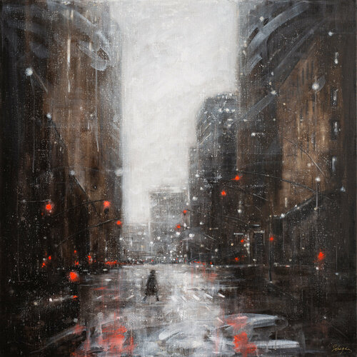 November in New York di Solveiga, Pittura in vendita su Singulart