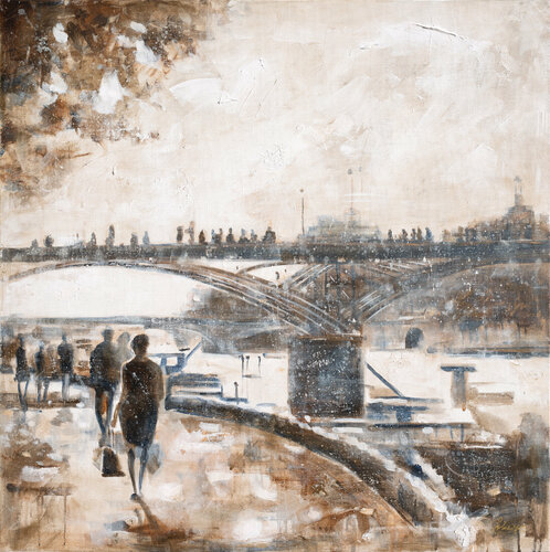 Le pont des Arts di Solveiga, Pittura in vendita su Singulart