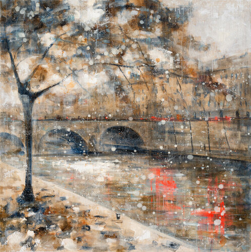 Les quais romantiques di Solveiga, Pittura in vendita su Singulart