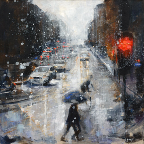Red light di Solveiga, Pittura in vendita su Singulart