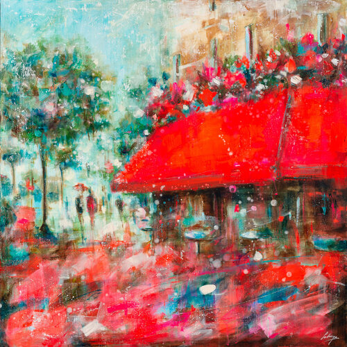 La pluie d'été van Solveiga, Schilderij te koop op Singulart
