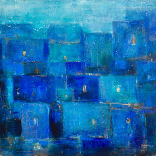 Blue empire van Solveiga, Schilderij te koop op Singulart