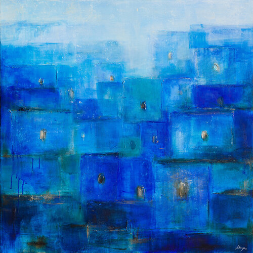 Blue barcarole van Solveiga, Schilderij te koop op Singulart