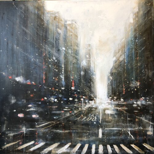 Blue city von Solveiga, Malerei kaufen auf Singulart