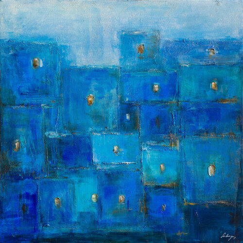 Blue world de Solveiga, Pintura a la venta en Singulart