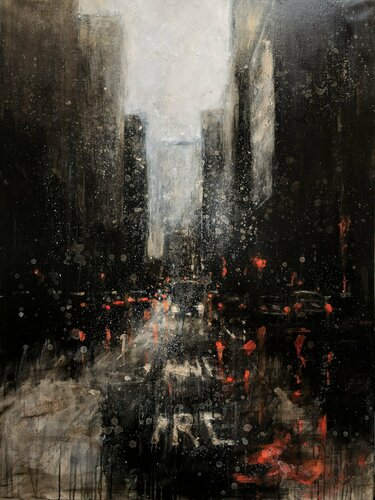 December in New York von Solveiga, Malerei kaufen auf Singulart