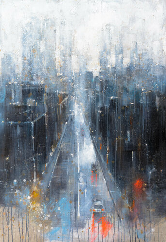 Street view van Solveiga, Schilderij te koop op Singulart