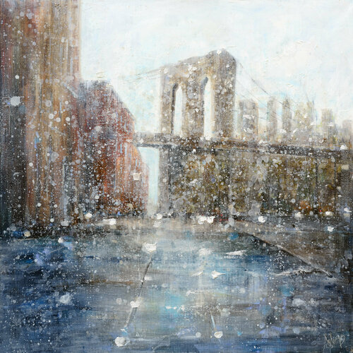 Dumbo Brooklyn di Solveiga, Pittura in vendita su Singulart