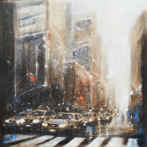 Busy Manhattan van Solveiga, Schilderij te koop op Singulart