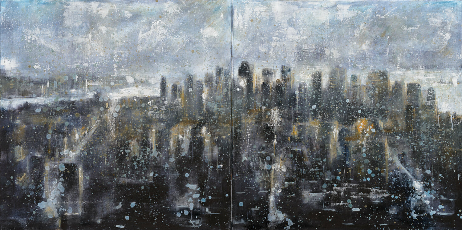 From my window (diptych) Solveiga