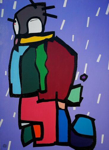 Máscara 1 di Puche, Pittura in vendita su Singulart