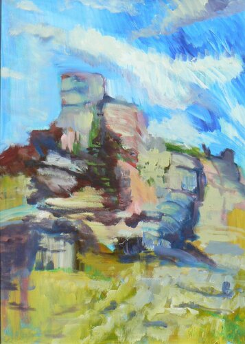 Valley of the Rocks 3 di Paul McKee, Pittura in vendita su Singulart