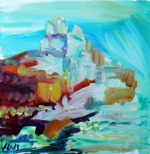 Valley of the Rocks 2 di Paul McKee, Pittura in vendita su Singulart