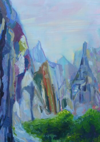 Clay Cliffs 2 di Paul McKee, Pittura in vendita su Singulart