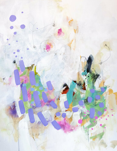 Plus je vous vois, plus je vous aime van Chantal Proulx, Werk op papier te koop op Singulart