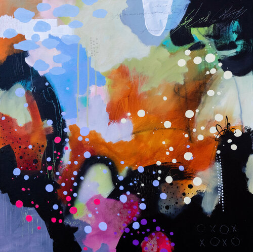 C'est chouette ici! van Chantal Proulx, Schilderij te koop op Singulart