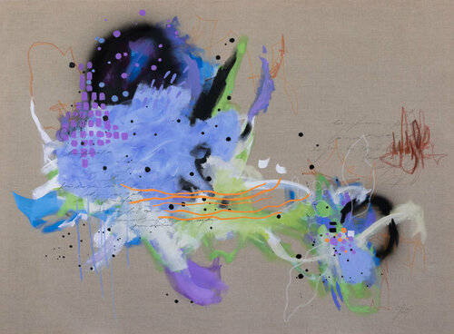 Shortcake aux bleuets van Chantal Proulx, Schilderij te koop op Singulart