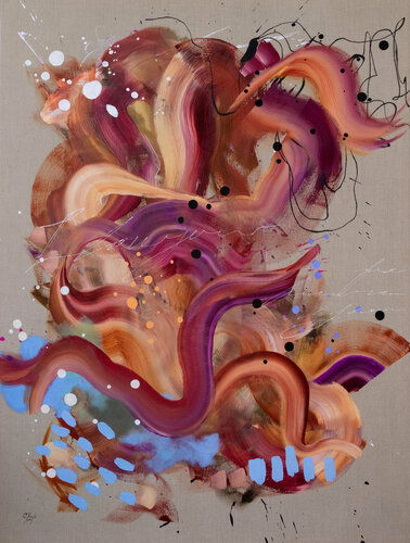 I love you van Chantal Proulx, Schilderij te koop op Singulart