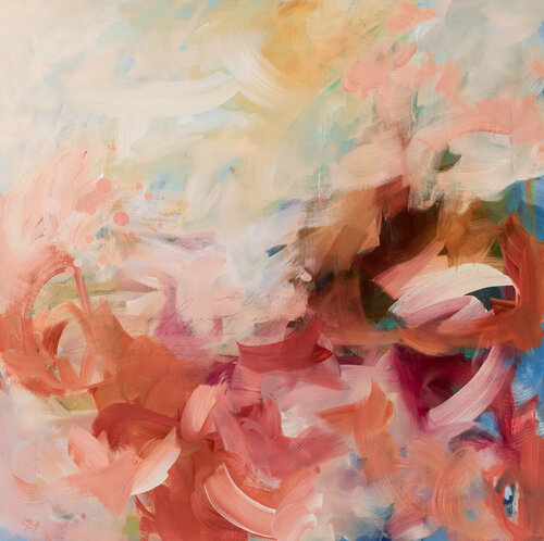 Plein de tendresse van Chantal Proulx, Schilderij te koop op Singulart