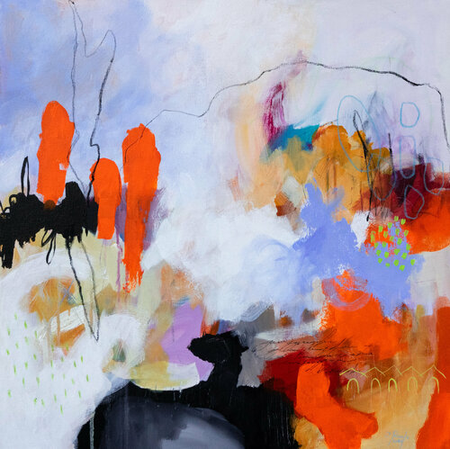Rougir de plaisir van Chantal Proulx, Schilderij te koop op Singulart