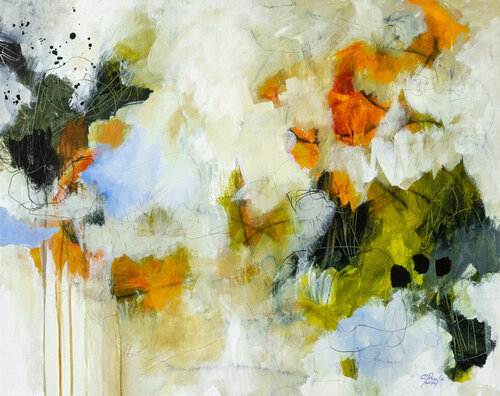 Dîner sur la terrasse by Chantal Proulx, 회화 for Sale on Singulart