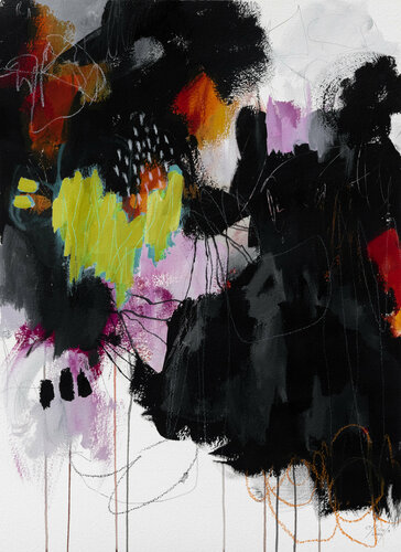Série noire 3 van Chantal Proulx, Werk op papier te koop op Singulart