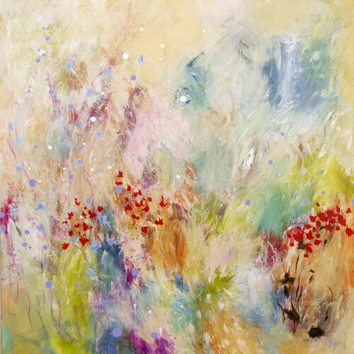 Les herbes folles van Chantal Proulx, Schilderij te koop op Singulart