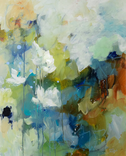 Trois roses van Chantal Proulx, Schilderij te koop op Singulart