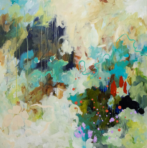 J'ai cueilli pour toi di Chantal Proulx, Pittura in vendita su Singulart