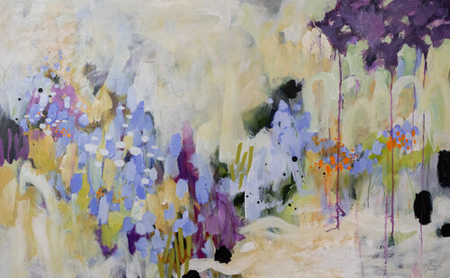 Parfum de lavande di Chantal Proulx, Pittura in vendita su Singulart