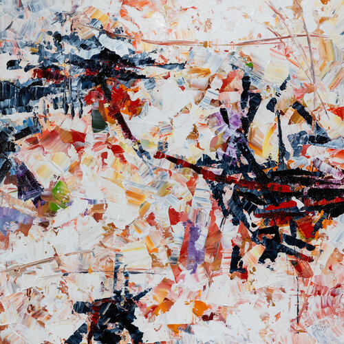 Le pont de glace di Chantal Proulx, Pittura in vendita su Singulart