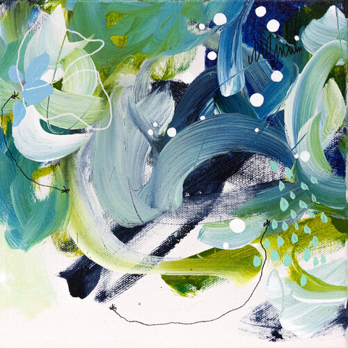 Sous ta caresse je frémis by Chantal Proulx, 회화 for Sale on Singulart