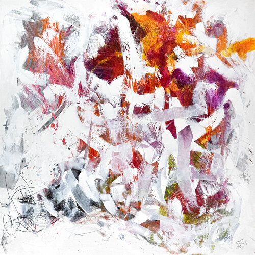 Les cigales chantent en été di Chantal Proulx, Pittura in vendita su Singulart