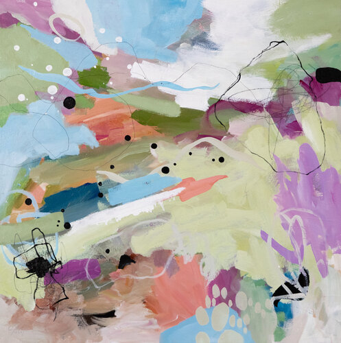 Les foins by Chantal Proulx, 회화 for Sale on Singulart
